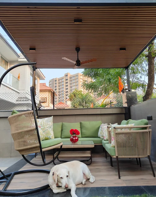 Bright and airy contemporary room